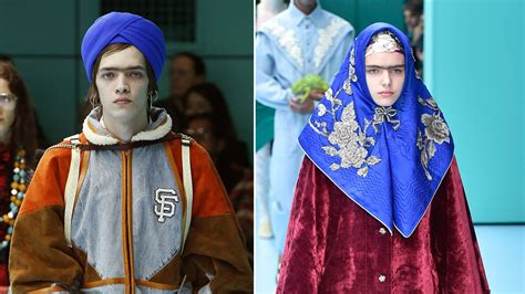 hijab gucci|gucci turban culture.